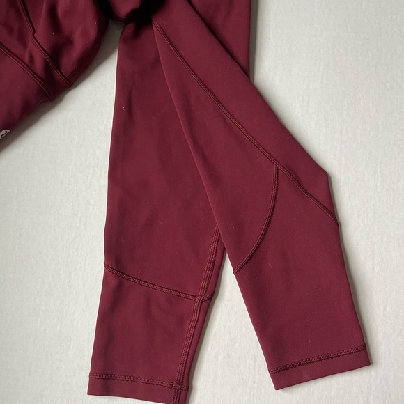 Lululemon Leggings - Maroon - Picture 6 of 6